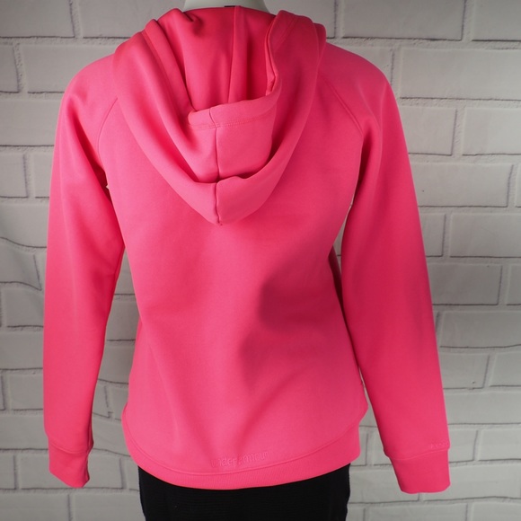 Under Armour Medium hot pink zipper hoodie - Picture 5 of 13